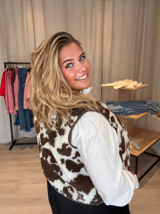Veste sans manches cow