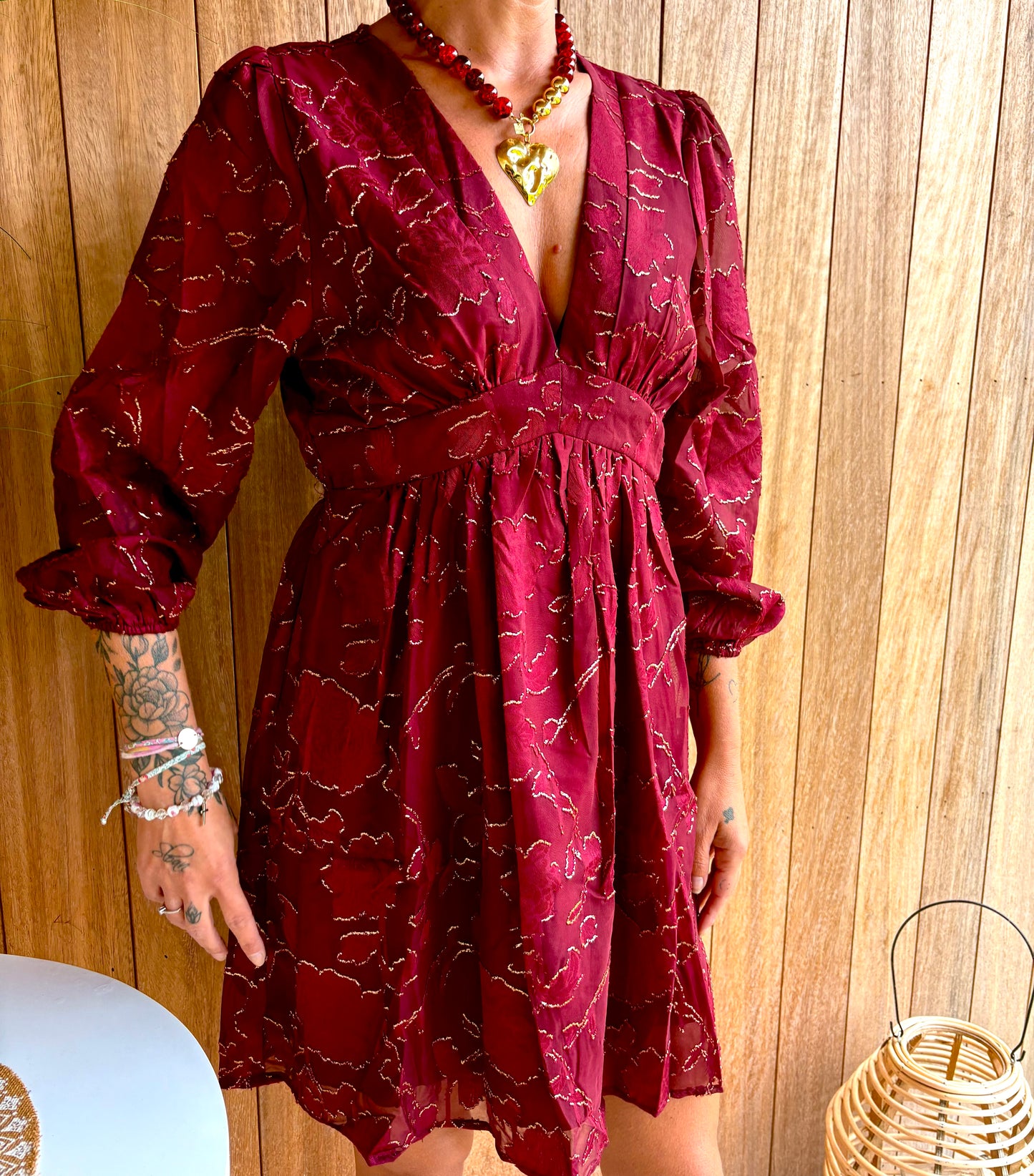 Robe brodée