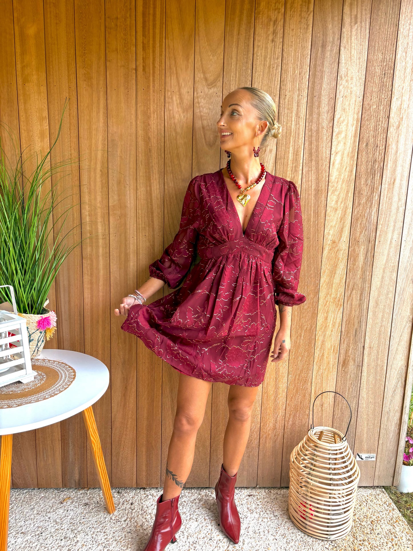 Robe brodée