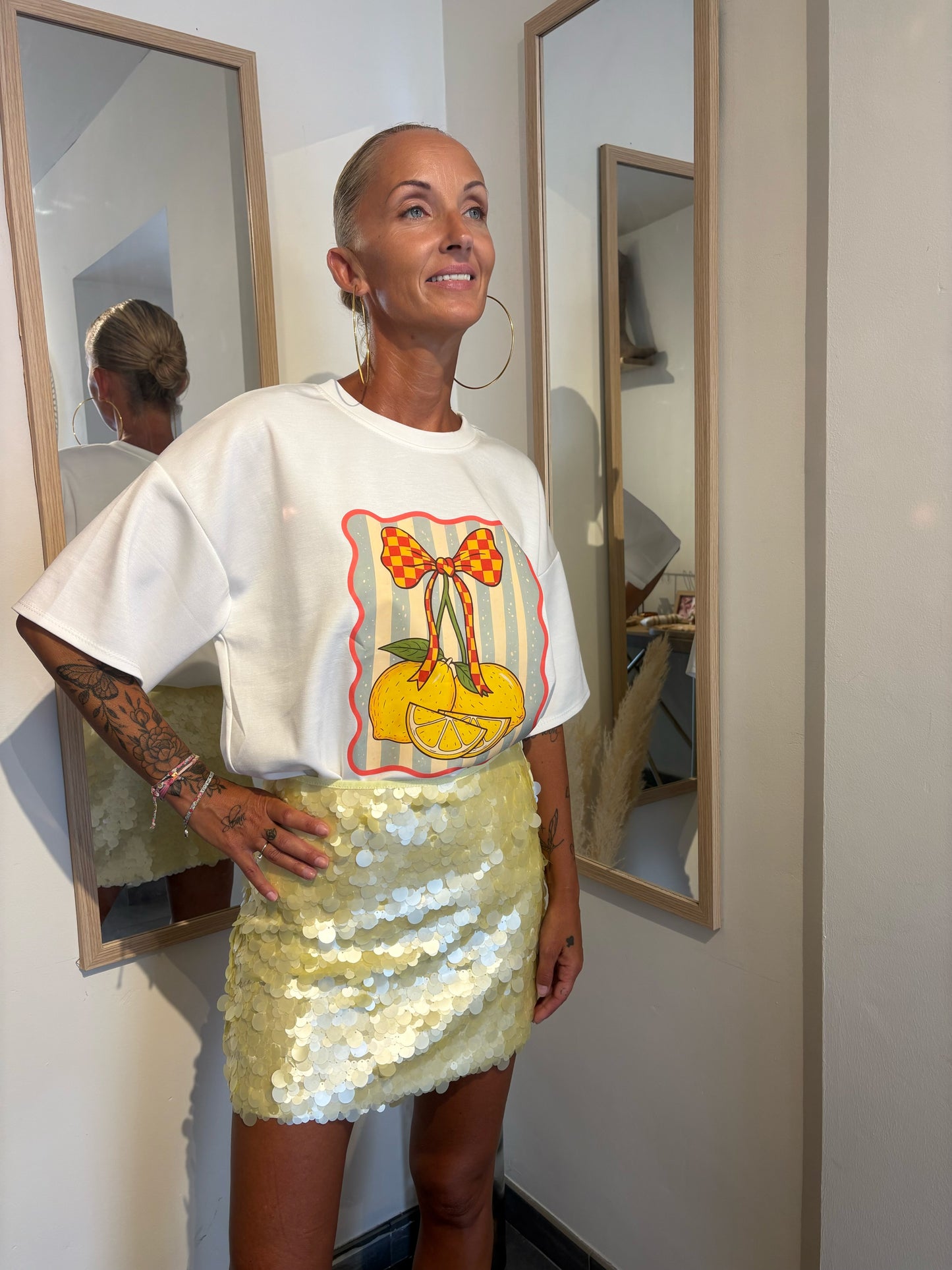 Jupe à sequins