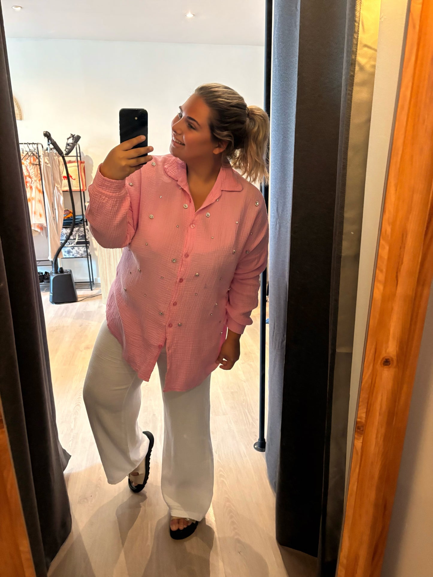 Pantalon gaz de coton