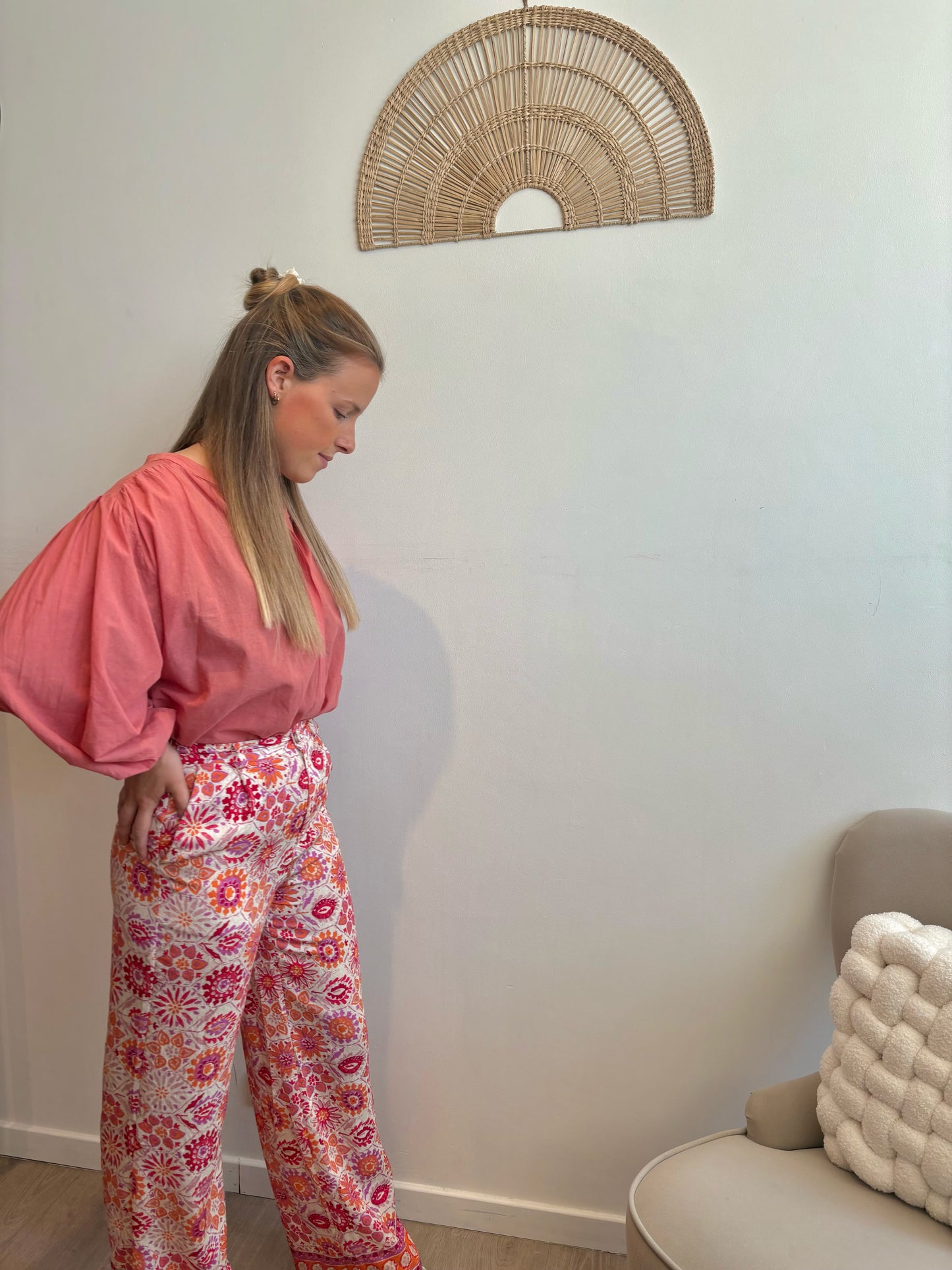 Pantalon motif