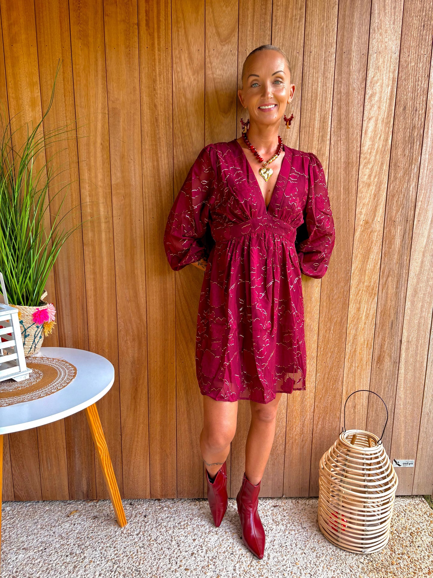 Robe brodée