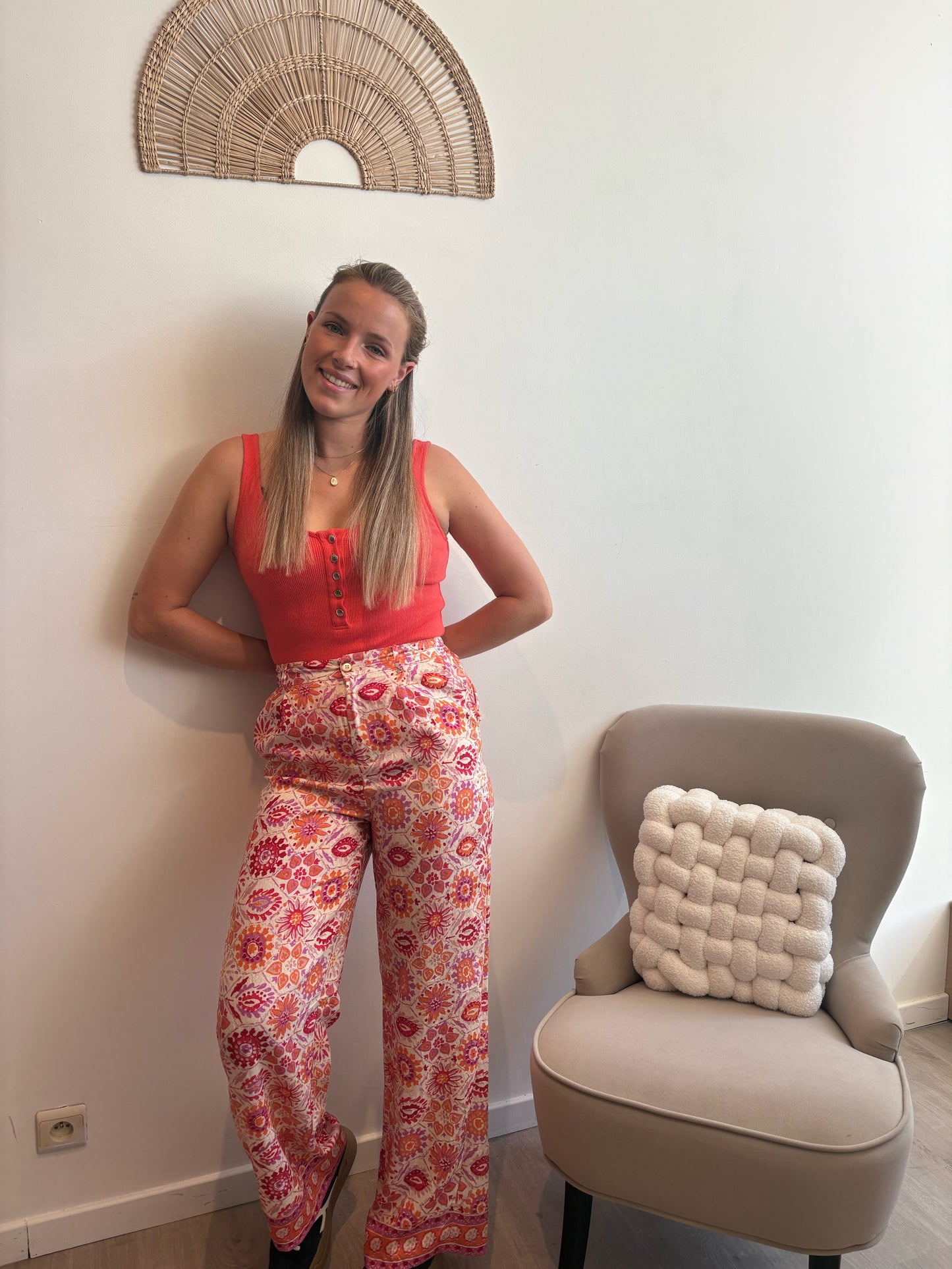 Pantalon motif