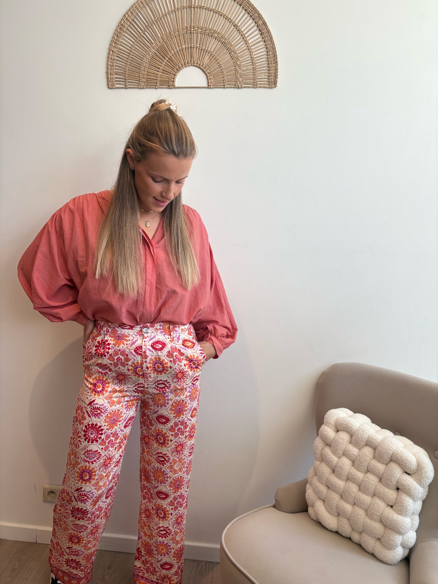 Pantalon motif