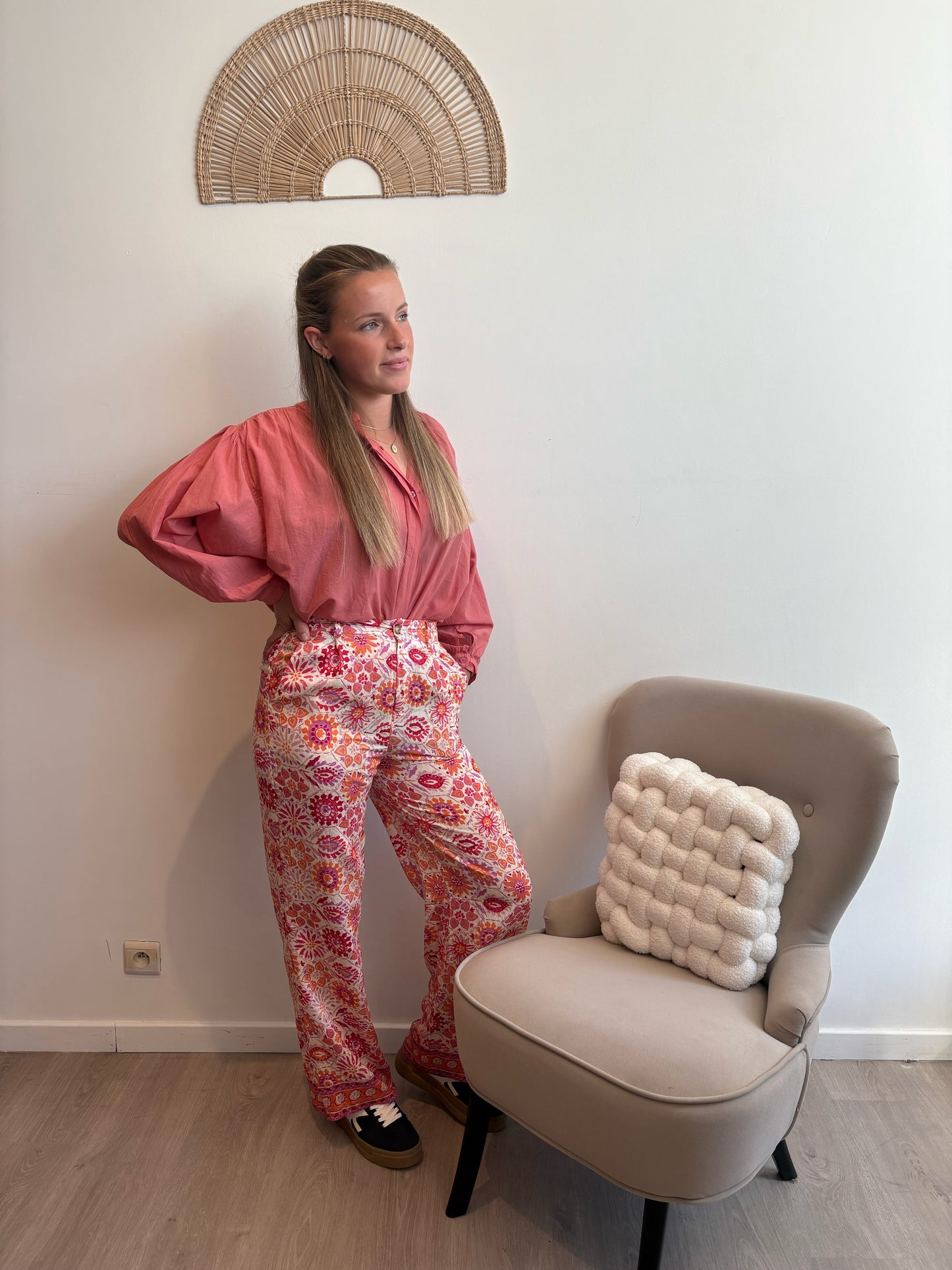 Pantalon motif