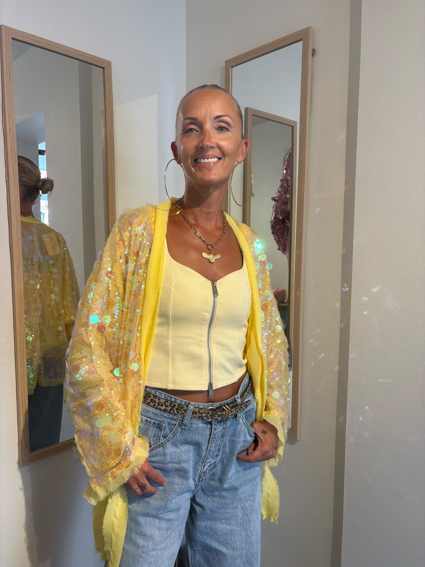 Veste à sequins
