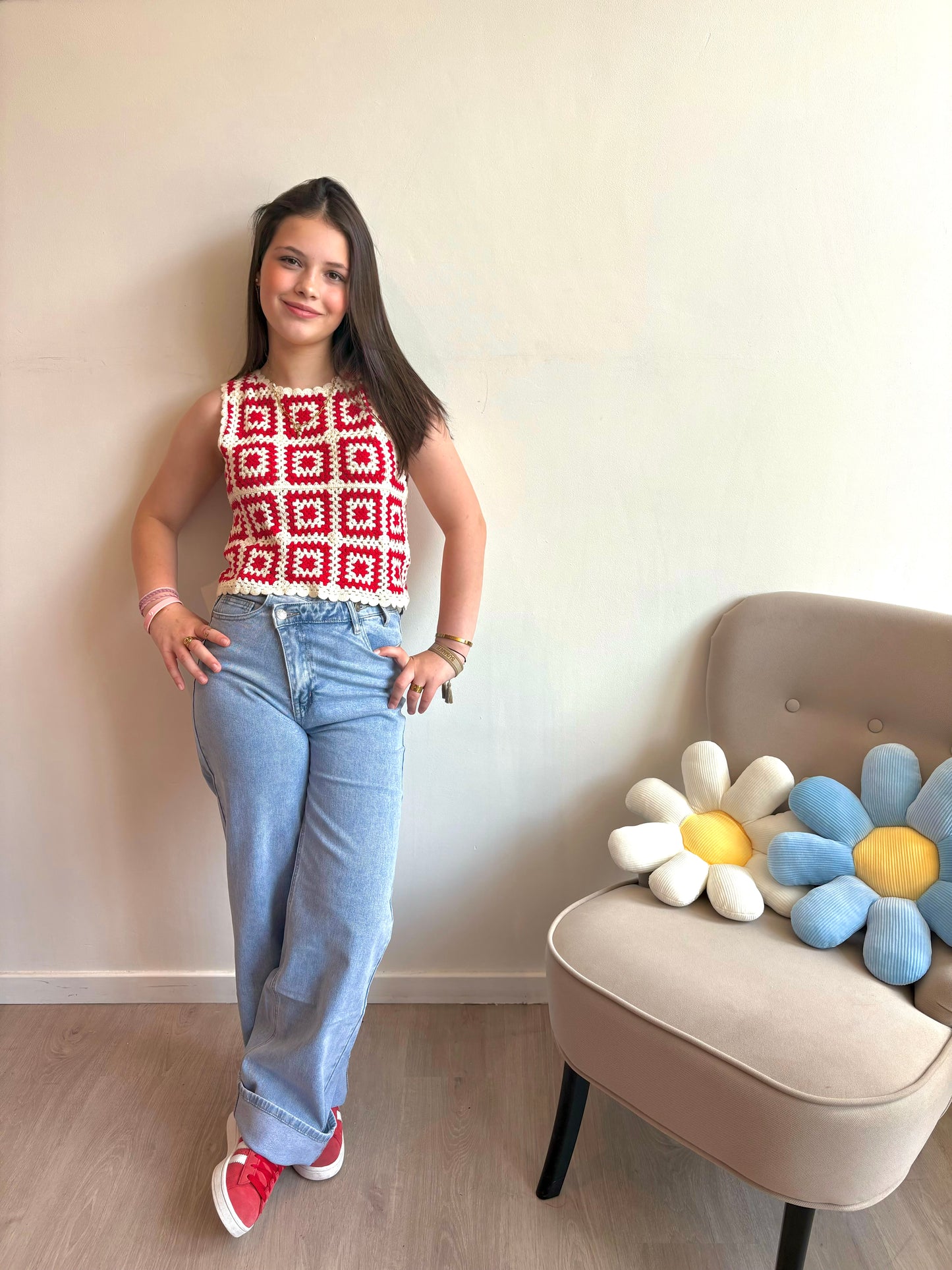Jeans asymétrique