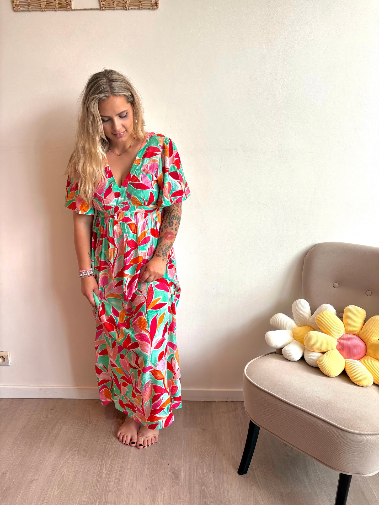 Robe colorée
