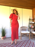 Robe terracotta