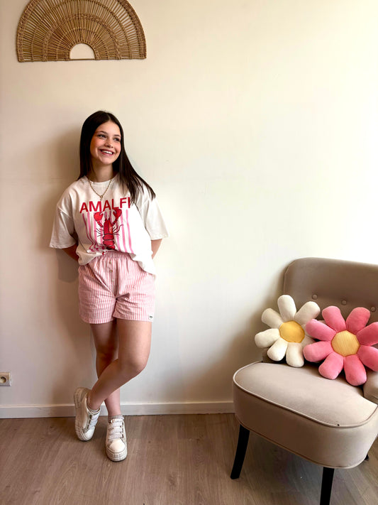 Short rayé