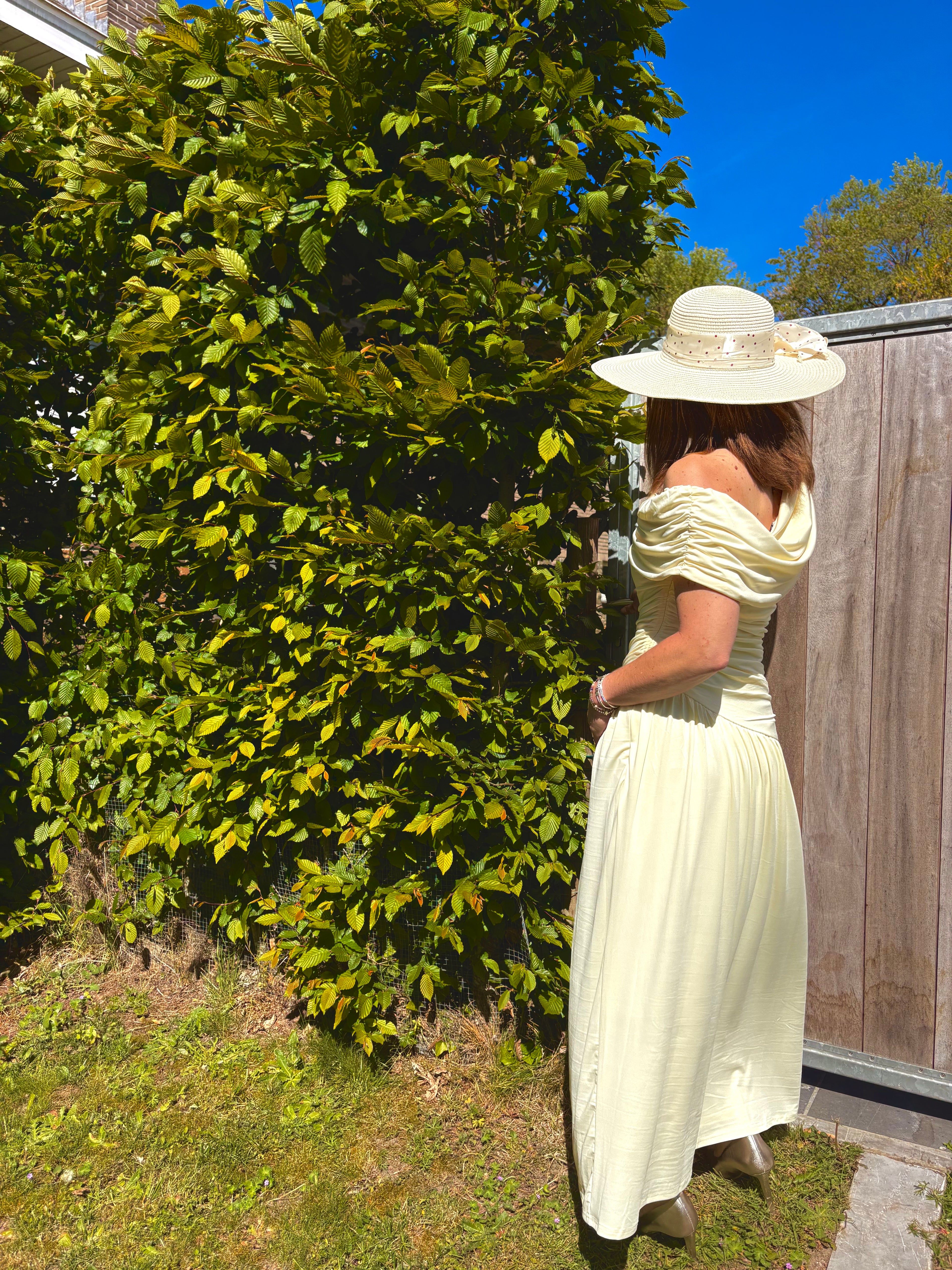 Robe jaune bohème