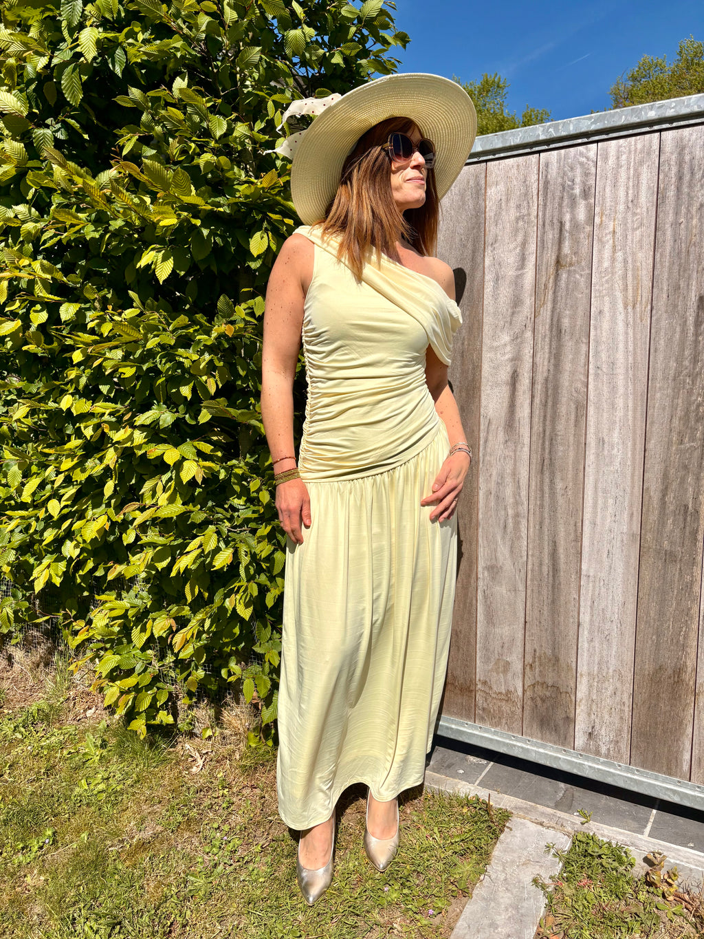 Robe jaune bohème