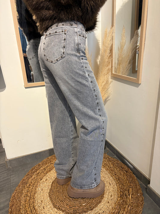 Jeans gris clou