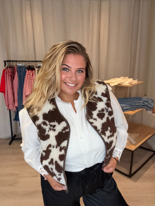 Veste sans manches cow