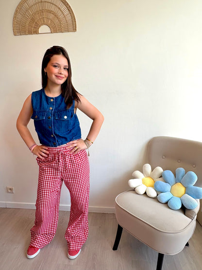 Pantalon Vichy