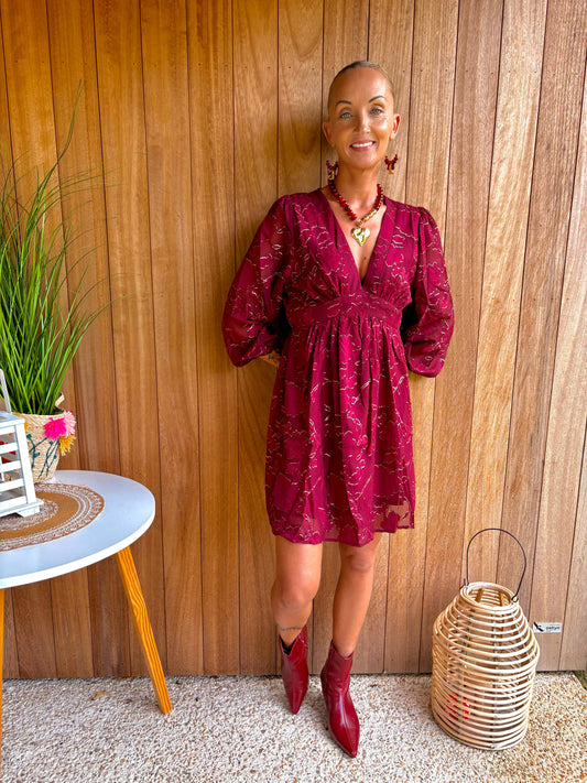 Robe brodée
