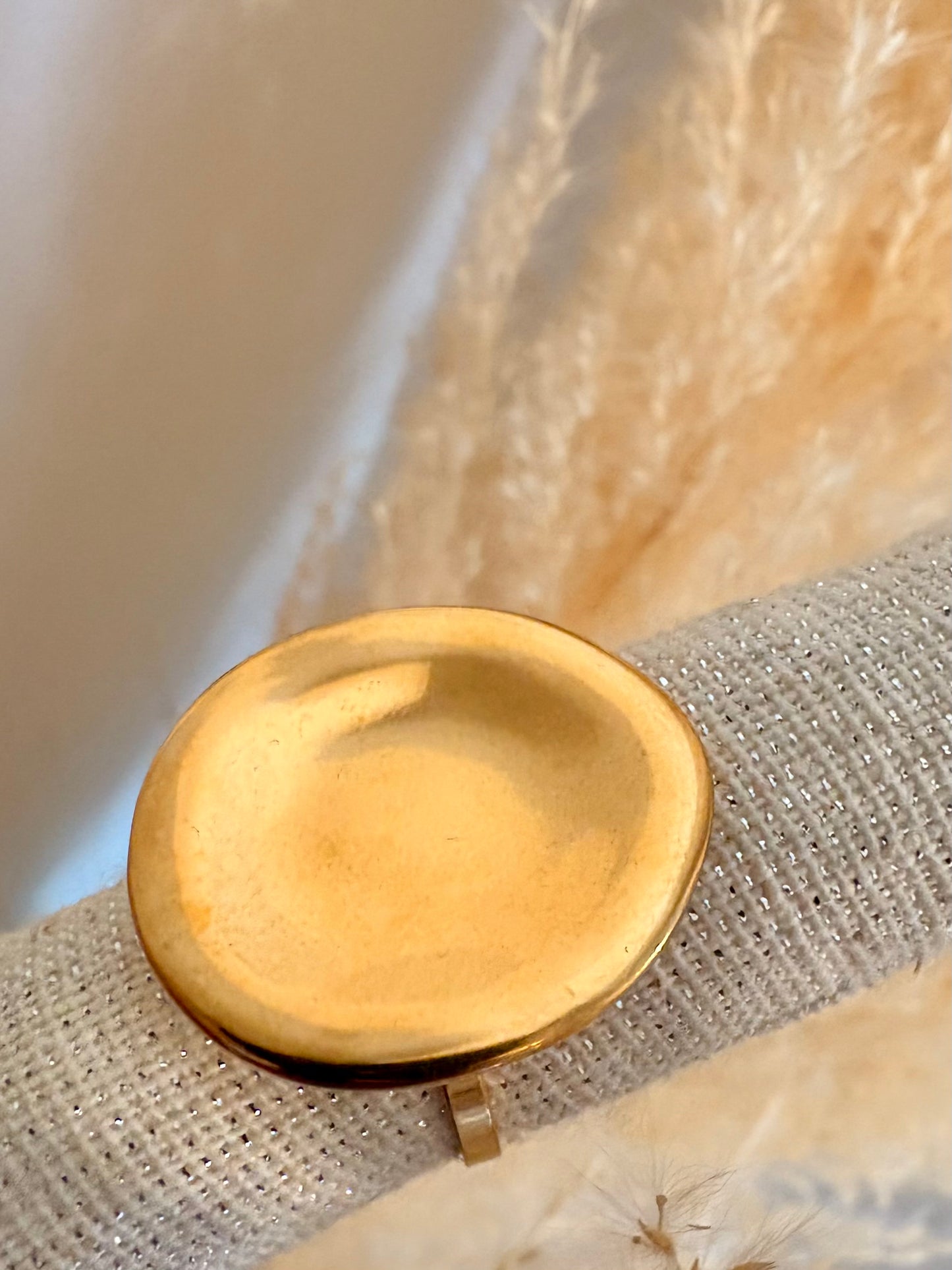 Bague dis que doré