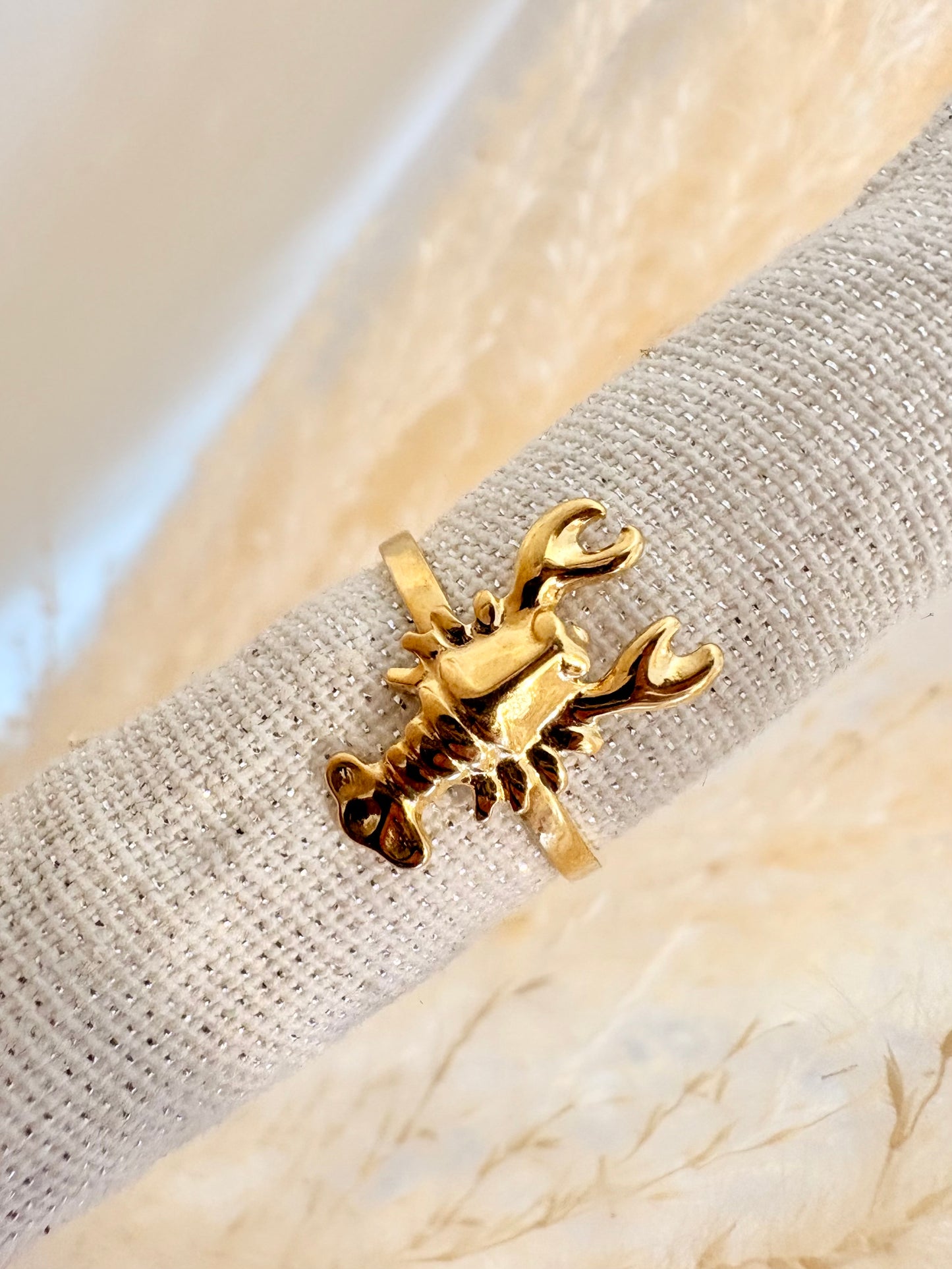 Bague petit homard