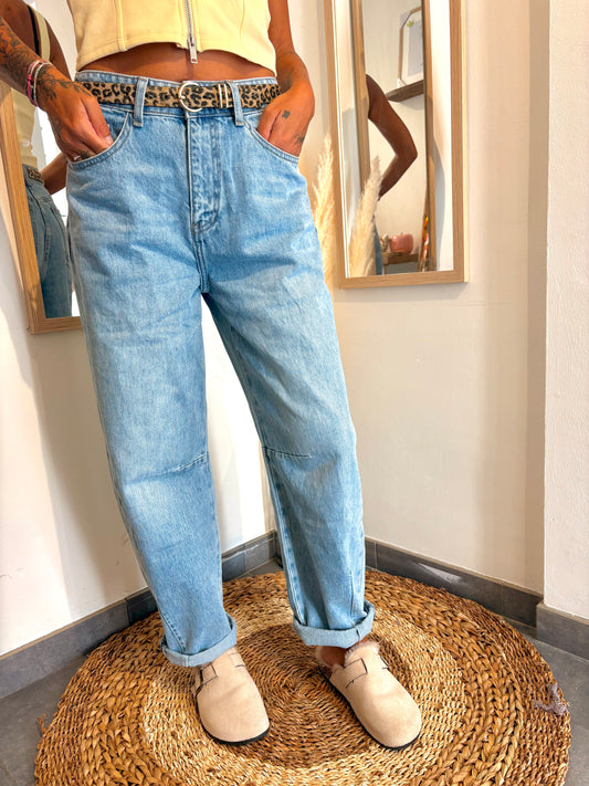 Jeans ballon clair