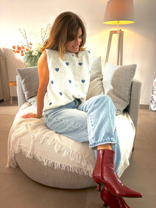 Gilet cœur