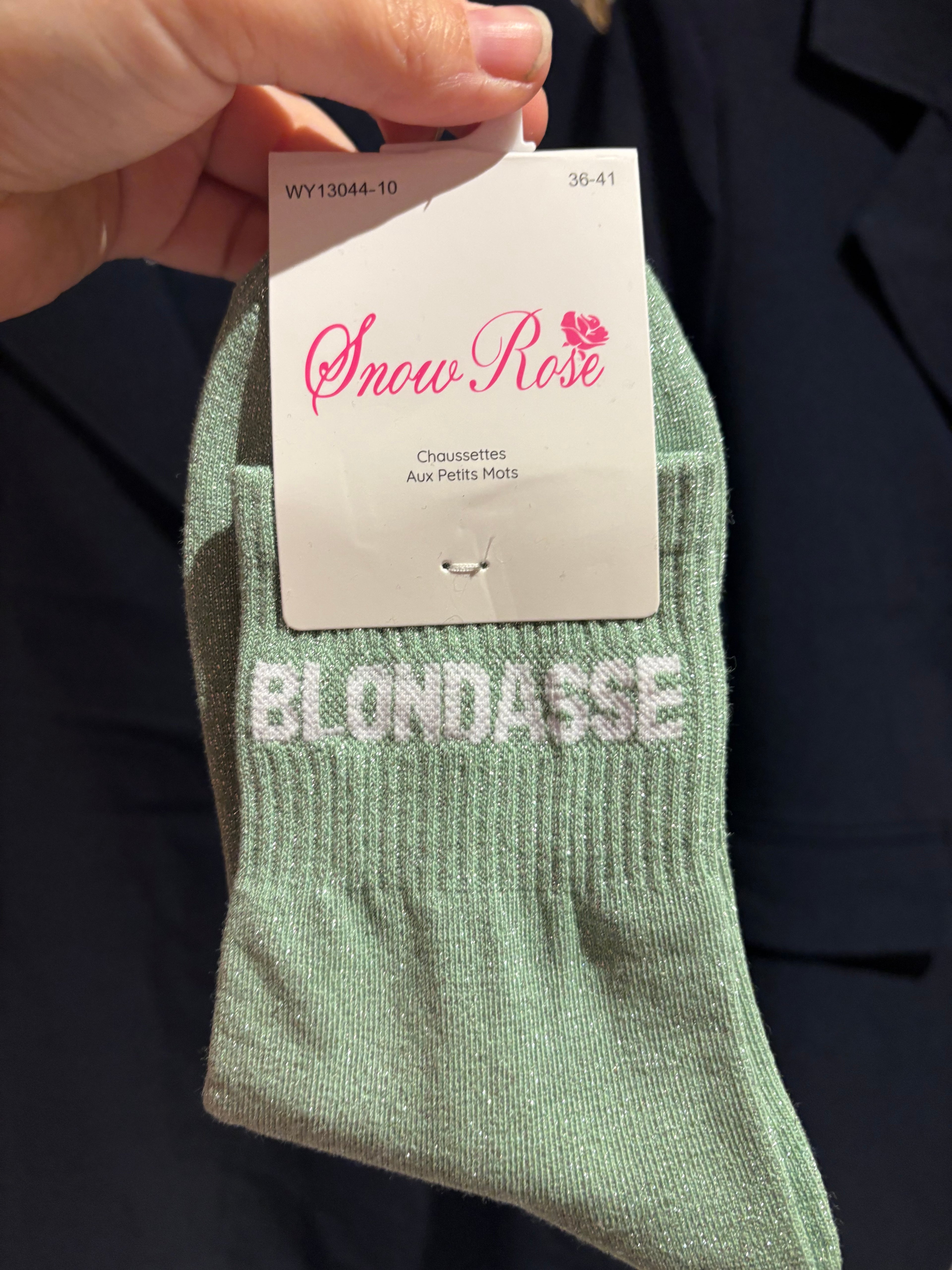 Chaussette blondasse