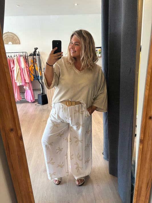 T-shirt effet délavé