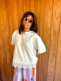 Top broderie